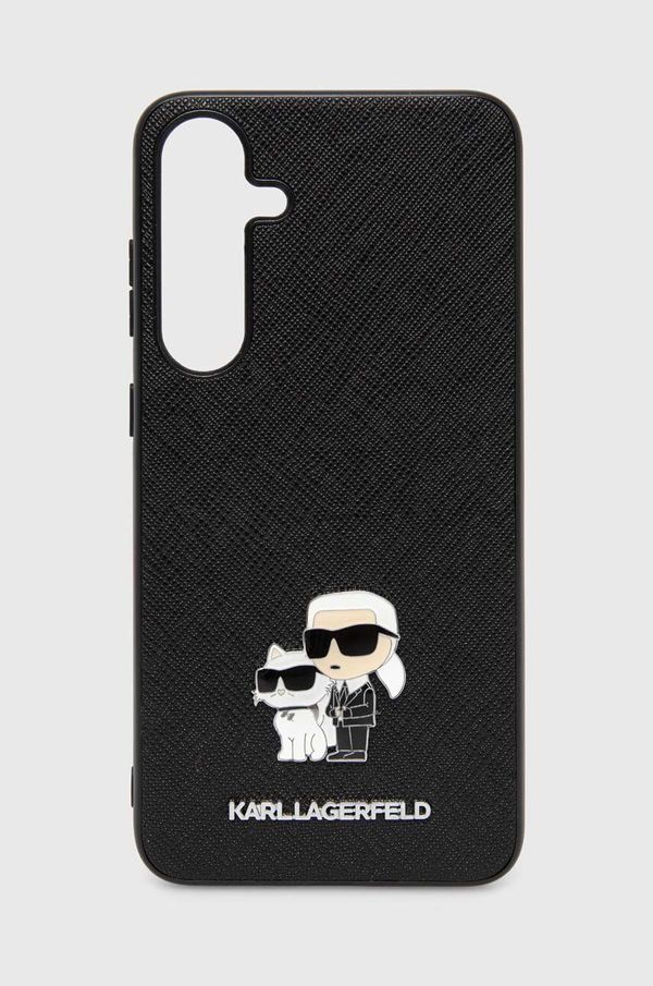 Karl Lagerfeld Etui za telefon Karl Lagerfeld Galaxy S24+ črna barva, KLHCS24MPSAKCMPK