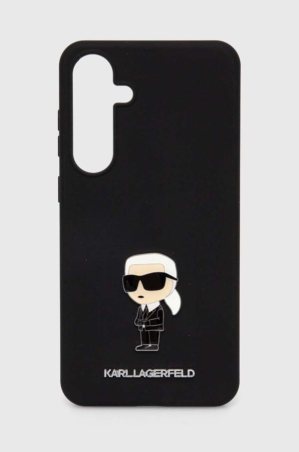 Karl Lagerfeld Etui za telefon Karl Lagerfeld Galaxy S24+ črna barva, KLHCS24MSMHKNPK