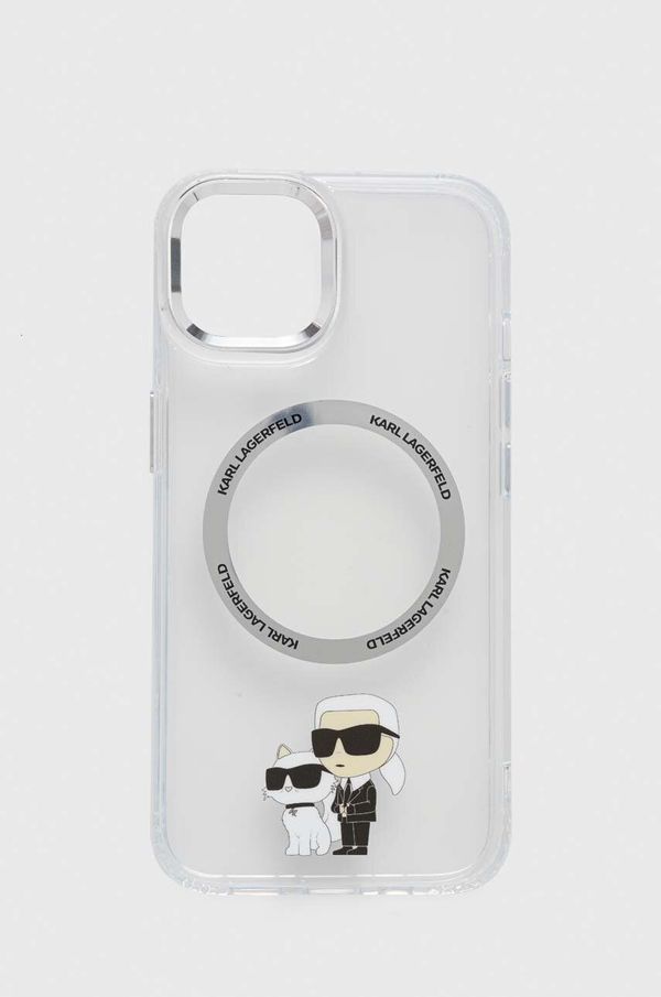 Karl Lagerfeld Etui za telefon Karl Lagerfeld iPhone 13 6,1" prozorna barva