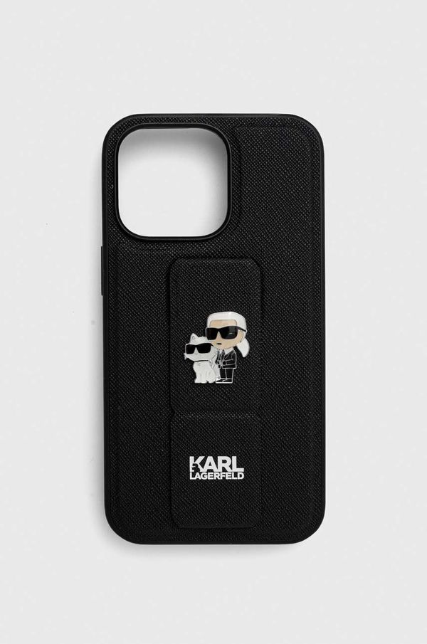 Karl Lagerfeld Etui za telefon Karl Lagerfeld iPhone 13 Pro / 13 6.1'' črna barva