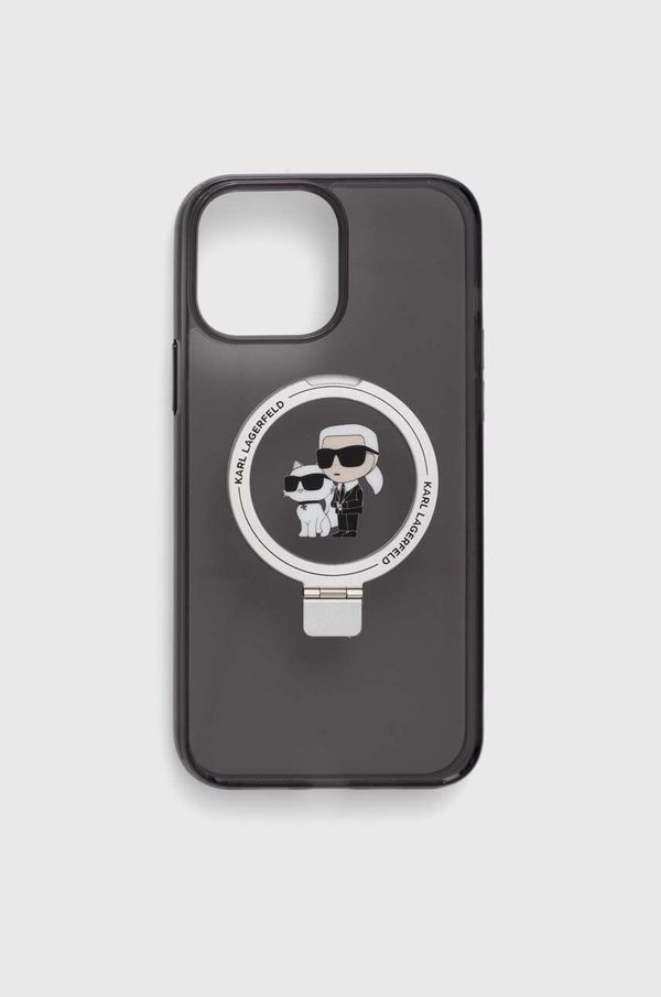 Karl Lagerfeld Etui za telefon Karl Lagerfeld iPhone 13 Pro Max 6.7" črna barva