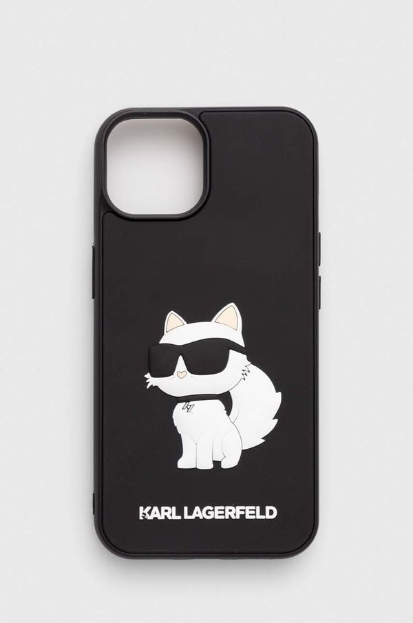 Karl Lagerfeld Etui za telefon Karl Lagerfeld iPhone 14 6.1" črna barva