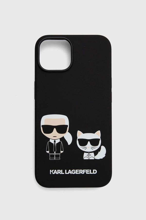 Karl Lagerfeld Etui za telefon Karl Lagerfeld iPhone 14 6,1" črna barva