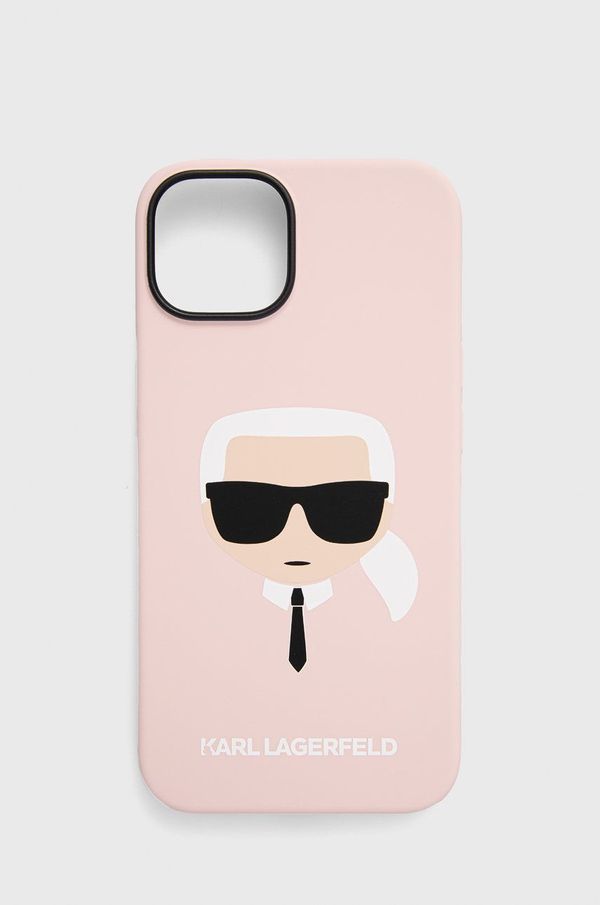 Karl Lagerfeld Etui za telefon Karl Lagerfeld Iphone 14 6,1" roza barva