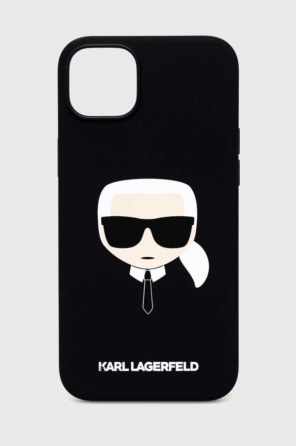 Karl Lagerfeld Etui za telefon Karl Lagerfeld iPhone 14 Plus 6,7" črna barva