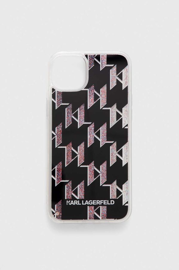 Karl Lagerfeld Etui za telefon Karl Lagerfeld iPhone 14 Plus 6,7" črna barva