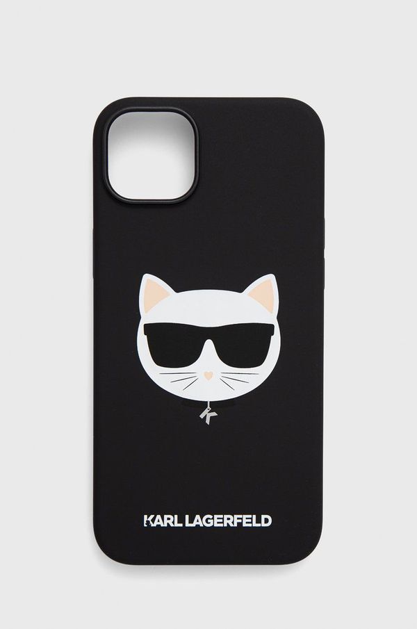 Karl Lagerfeld Etui za telefon Karl Lagerfeld Iphone 14 Plus 6,7" črna barva