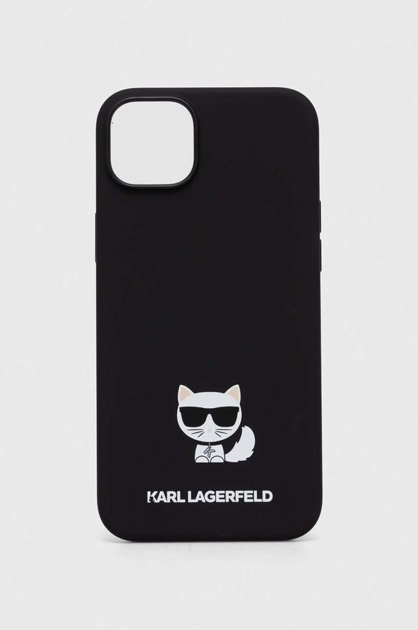 Karl Lagerfeld Etui za telefon Karl Lagerfeld iPhone 14 Plus 6,7 črna barva