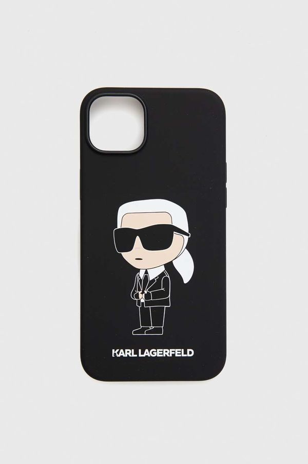 Karl Lagerfeld Etui za telefon Karl Lagerfeld iPhone 14 Plus 6,7'' črna barva