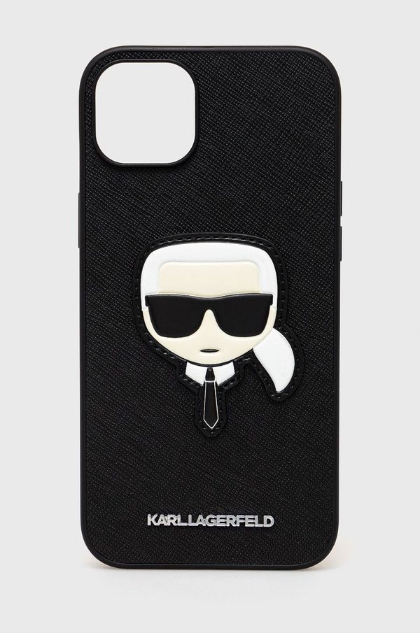 Karl Lagerfeld Etui za telefon Karl Lagerfeld Iphone 14 Plus 6,7" črna barva