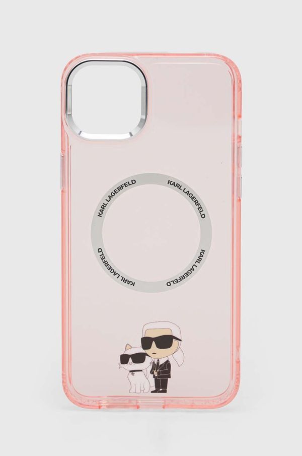 Karl Lagerfeld Etui za telefon Karl Lagerfeld iPhone 14 Plus 6,7'' roza barva