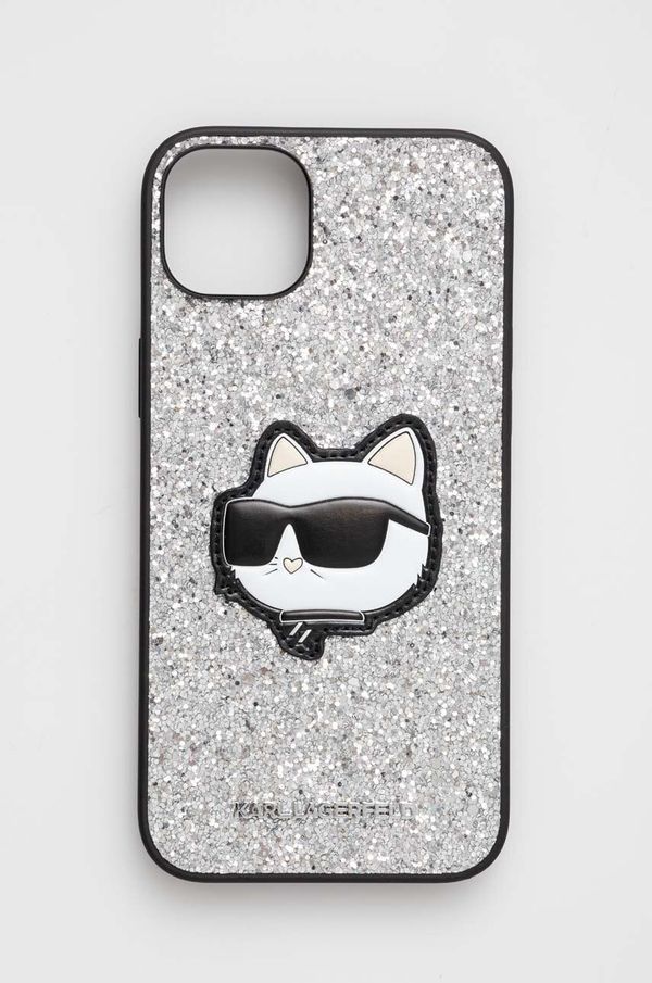 Karl Lagerfeld Etui za telefon Karl Lagerfeld iPhone 14 Plus 6,7" srebrna barva