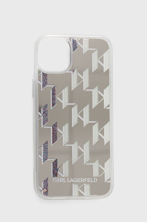 Karl Lagerfeld Etui za telefon Karl Lagerfeld Iphone 14 Plus 6,7" srebrna barva