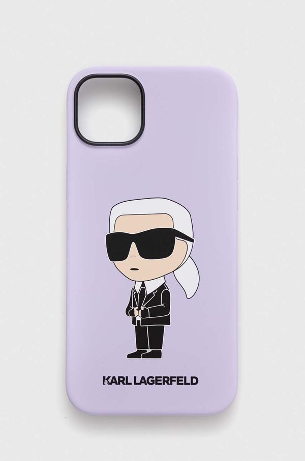Karl Lagerfeld Etui za telefon Karl Lagerfeld iPhone 14 Plus 6,7" vijolična barva