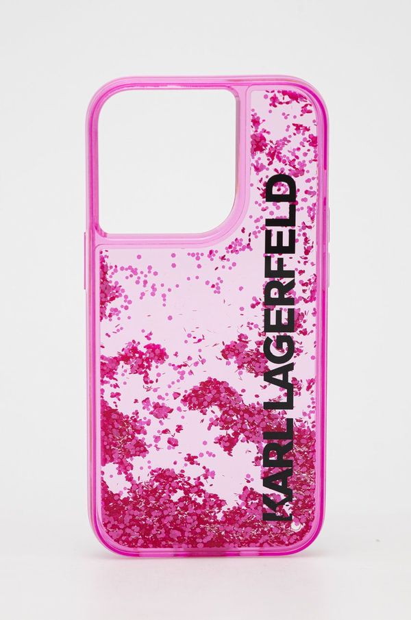 Karl Lagerfeld Etui za telefon Karl Lagerfeld Iphone 14 Pro 6,1" roza barva