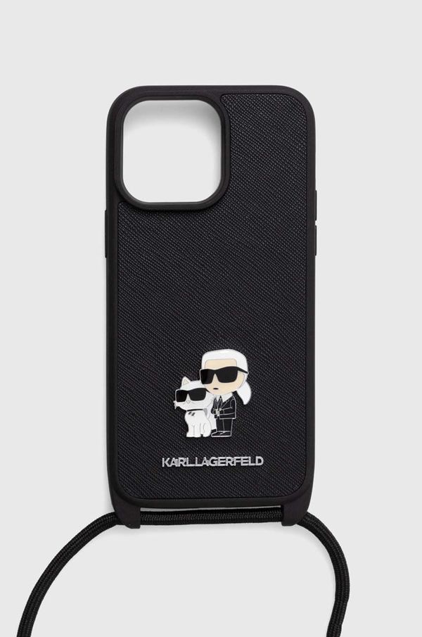Karl Lagerfeld Etui za telefon Karl Lagerfeld iPhone 14 Pro Max 6.7 črna barva