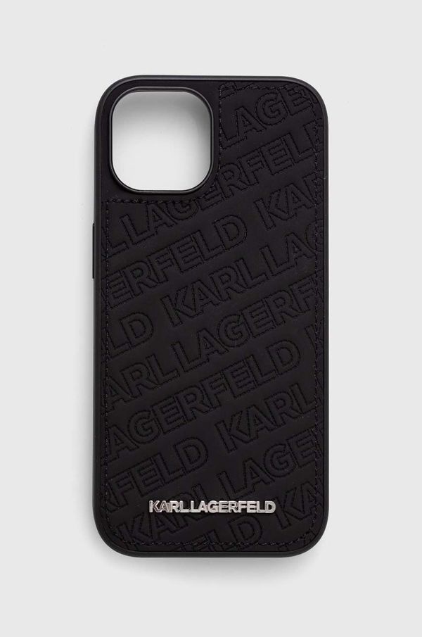 Karl Lagerfeld Etui za telefon Karl Lagerfeld iPhone 15 / 14 / 13 6.1'' črna barva