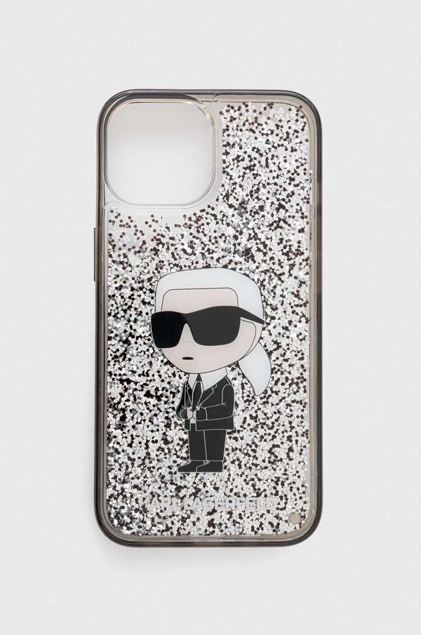 Karl Lagerfeld Etui za telefon Karl Lagerfeld iPhone 15 6.1 prozorna barva