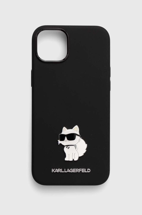 Karl Lagerfeld Etui za telefon Karl Lagerfeld iPhone 15 Plus / 14 Plus 6.7'' črna barva