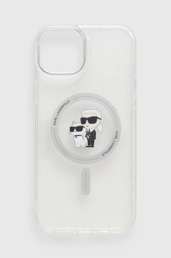 Karl Lagerfeld Etui za telefon Karl Lagerfeld iPhone 15 Plus / 14 Plus 6.7" prozorna barva