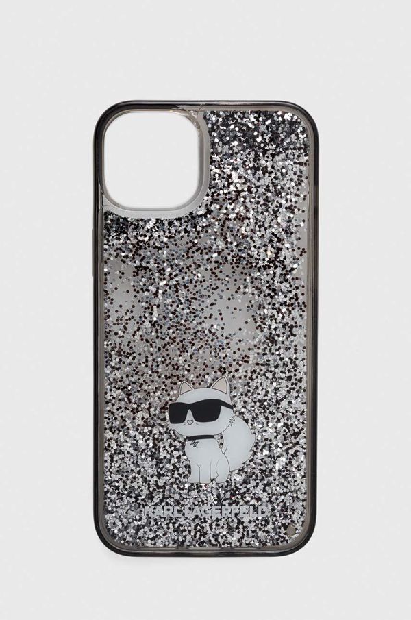 Karl Lagerfeld Etui za telefon Karl Lagerfeld iPhone 15 Plus 6.7 prozorna barva