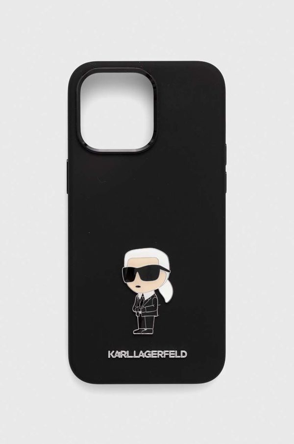 Karl Lagerfeld Etui za telefon Karl Lagerfeld iPhone 15 Pro Max 6.7'' črna barva