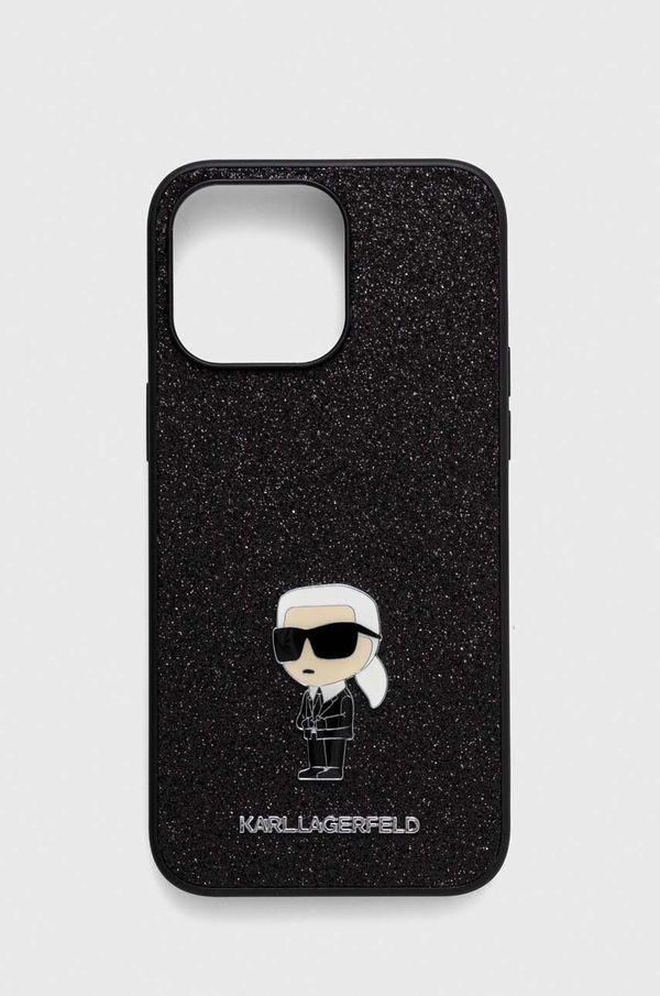 Karl Lagerfeld Etui za telefon Karl Lagerfeld iPhone 15 Pro Max 6.7 črna barva