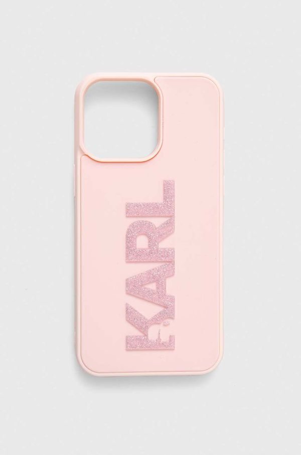 Karl Lagerfeld Etui za telefon Karl Lagerfeld iPhone 15 Pro Max 6.7" roza barva