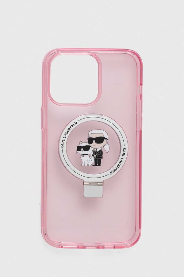 Karl Lagerfeld Etui za telefon Karl Lagerfeld iPhone 15 Pro Max 6.7 roza barva