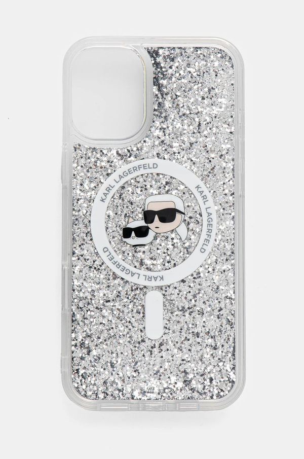 Karl Lagerfeld Etui za telefon Karl Lagerfeld iPhone 16 Plus 6.7 prozorna barva, KLHMP16MLGKCSGH