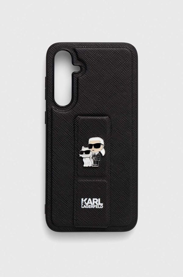 Karl Lagerfeld Etui za telefon Karl Lagerfeld S23 FE S711 črna barva
