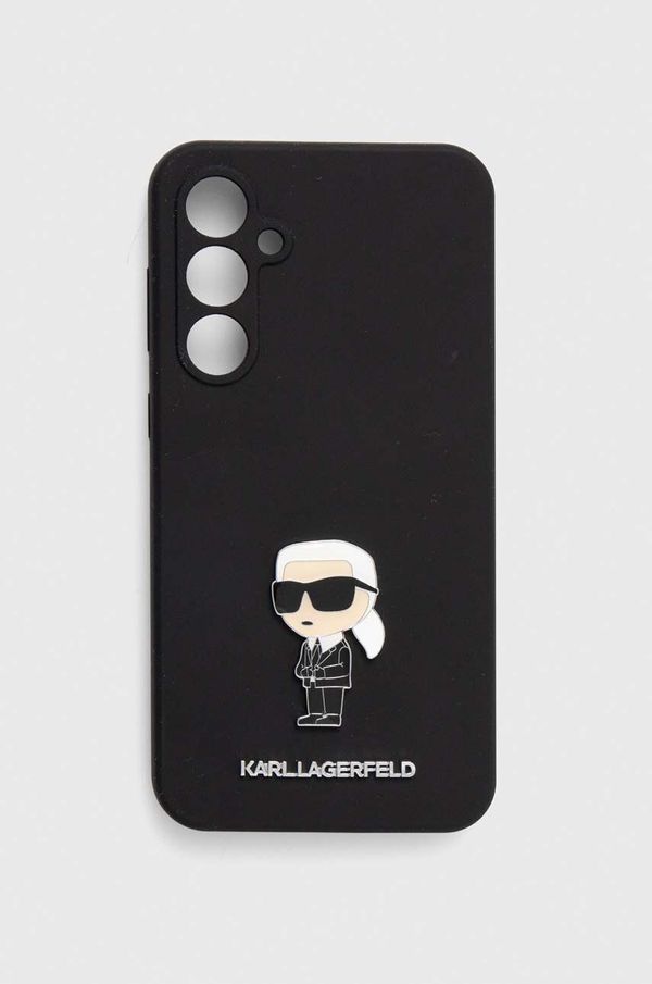 Karl Lagerfeld Etui za telefon Karl Lagerfeld S23 FE S711 črna barva