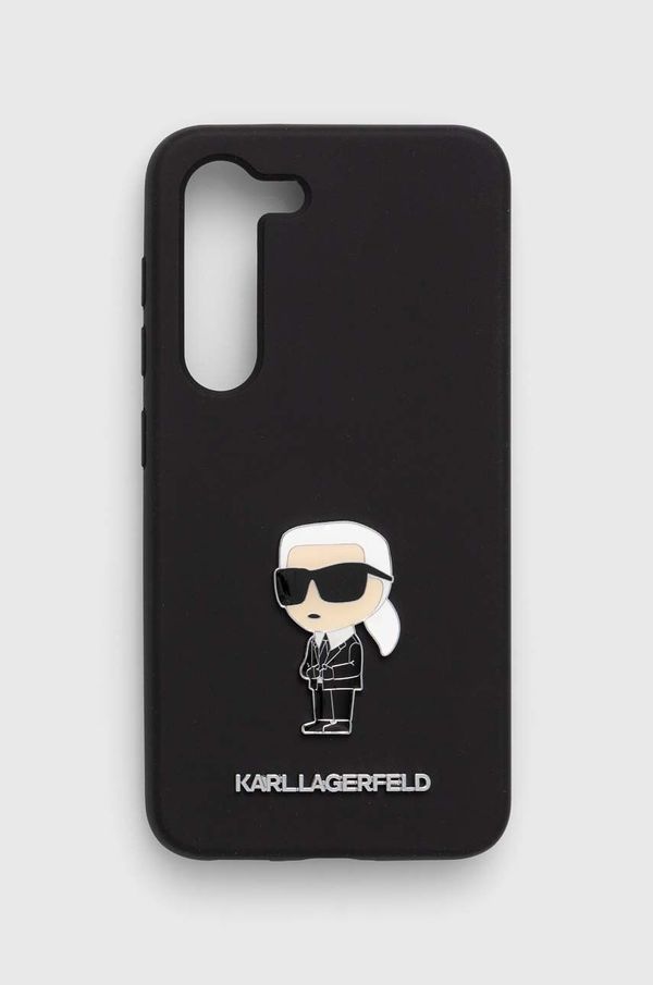 Karl Lagerfeld Etui za telefon Karl Lagerfeld S23 S911 črna barva
