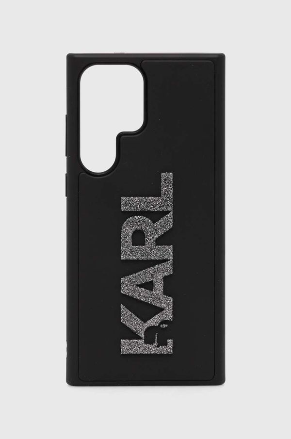 Karl Lagerfeld Etui za telefon Karl Lagerfeld S23 Ultra S918 črna barva