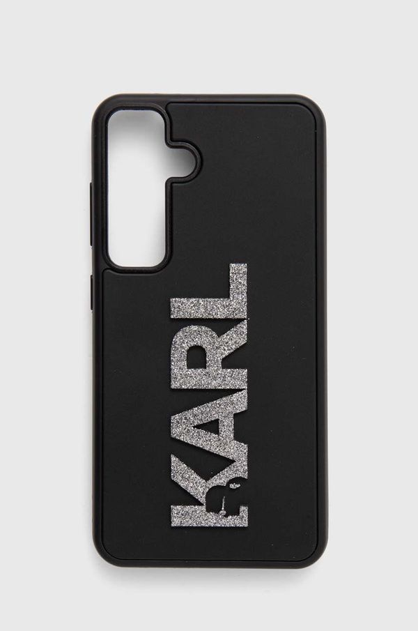 Karl Lagerfeld Etui za telefon Karl Lagerfeld S24 S921 črna barva, KLHCS24S3DMBKCK