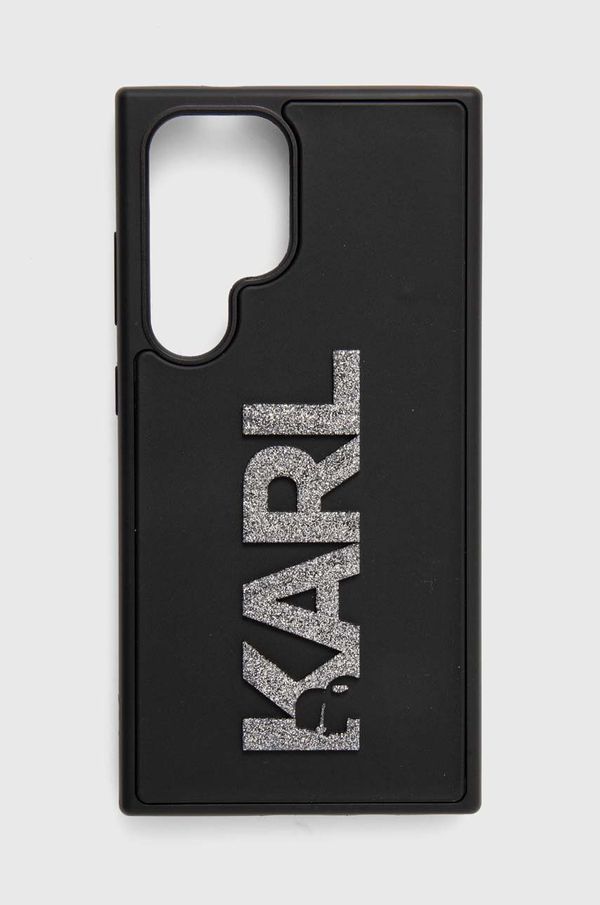 Karl Lagerfeld Etui za telefon Karl Lagerfeld S24 Ultra S928 črna barva, KLHCS24L3DMBKCK