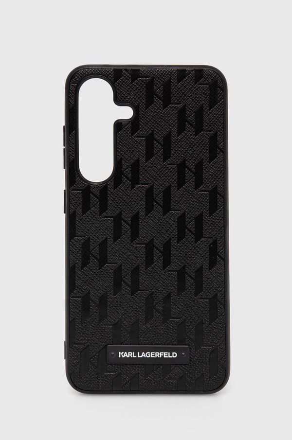 Karl Lagerfeld Etui za telefon Karl Lagerfeld Samsung Galaxy S24 črna barva, KLHCS24SSAKLHPK