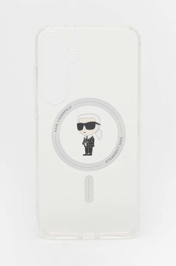 Karl Lagerfeld Etui za telefon Karl Lagerfeld Samsung Galaxy S24+ prozorna barva, KLHMS24MHFCKNOT