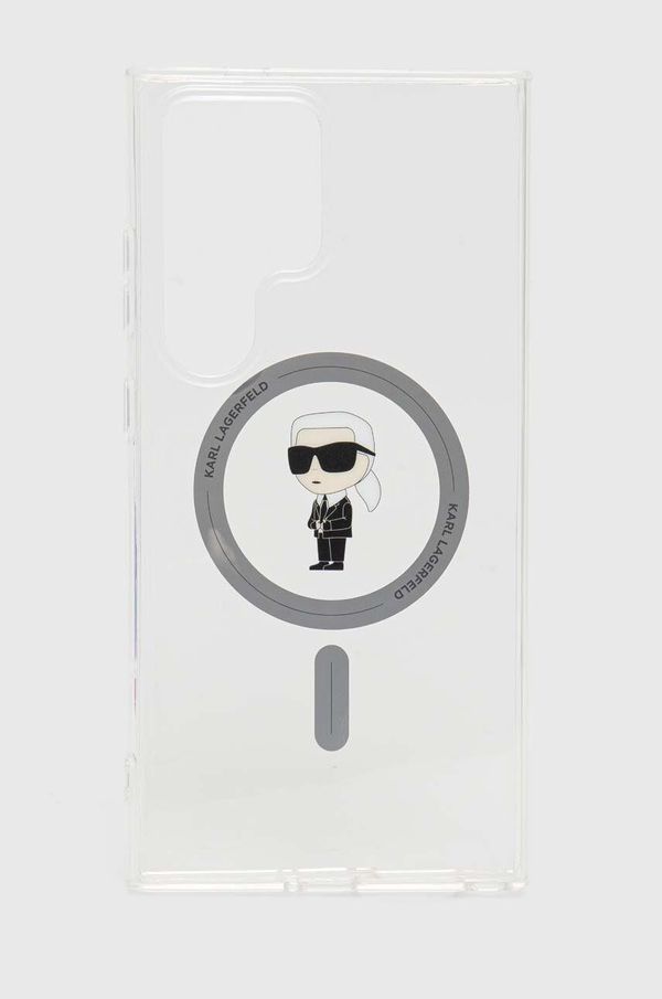 Karl Lagerfeld Etui za telefon Karl Lagerfeld Samsung Galaxy S24 Ultra prozorna barva, KLHMS24LHFCKNOT