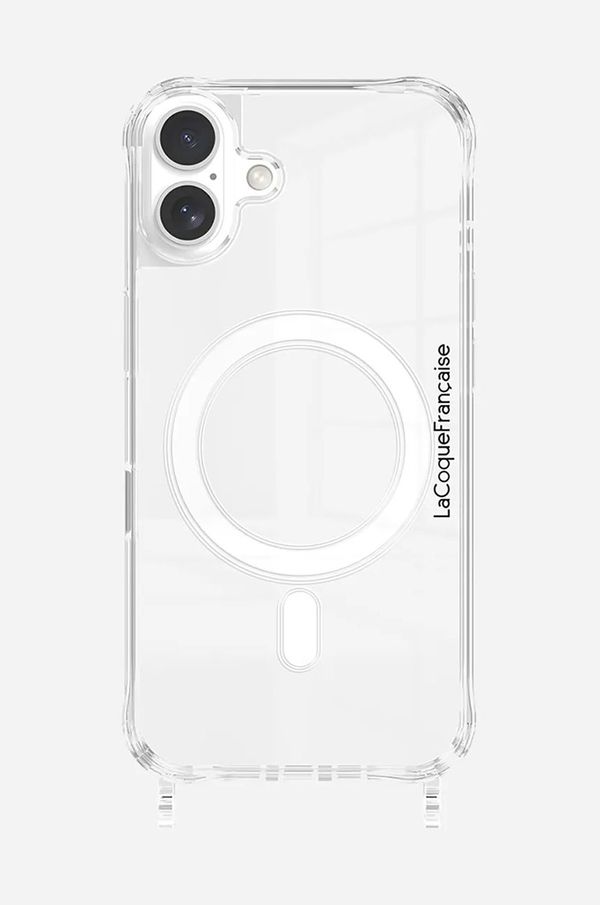 LaCoqueFrançaise Etui za telefon LaCoqueFrançaise iPhone 16 Plus MagSafe prozorna barva