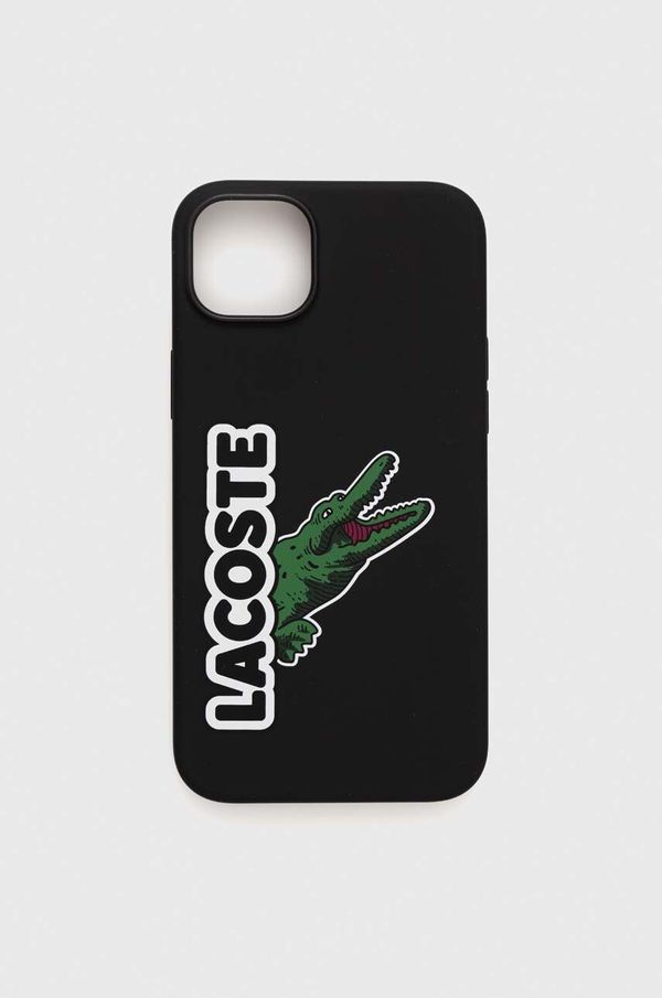 Lacoste Etui za telefon Lacoste iPhone 14 Plus 6,7" črna barva