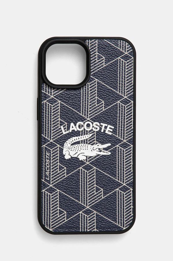 Lacoste Etui za telefon Lacoste iPhone 15 / 14 / 13 6.1 mornarsko modra barva, LCHMP15SPIGV