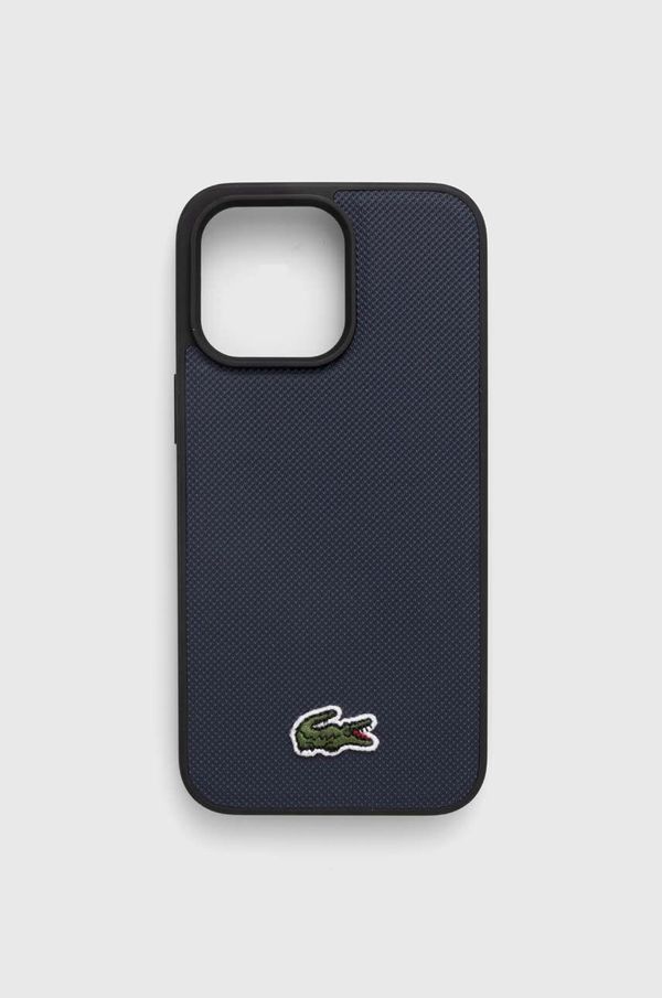 Lacoste Etui za telefon Lacoste iPhone 15 Pro Max 6.7" mornarsko modra barva