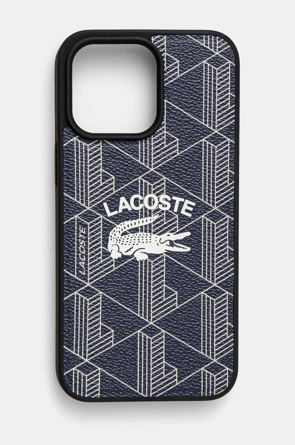 Lacoste Etui za telefon Lacoste iPhone 15 Pro Max 6.7 mornarsko modra barva, LCHMP15XPIGV