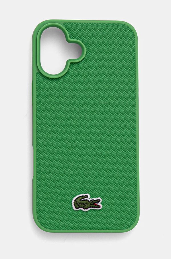 Lacoste Etui za telefon Lacoste iPhone 16 Plus 6.7 zelena barva, LCHMP16MPVCN