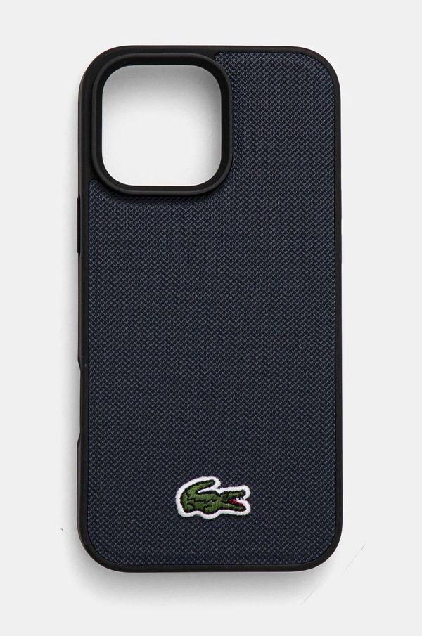 Lacoste Etui za telefon Lacoste iPhone 16 Pro Max 6.9 mornarsko modra barva, LCHMP16XPVCV