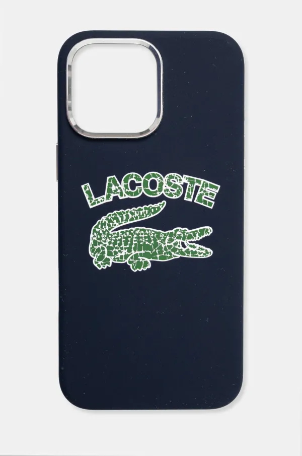Lacoste Etui za telefon Lacoste iPhone 16 Pro Max 6.9 mornarsko modra barva, LCHMP16XUCRV