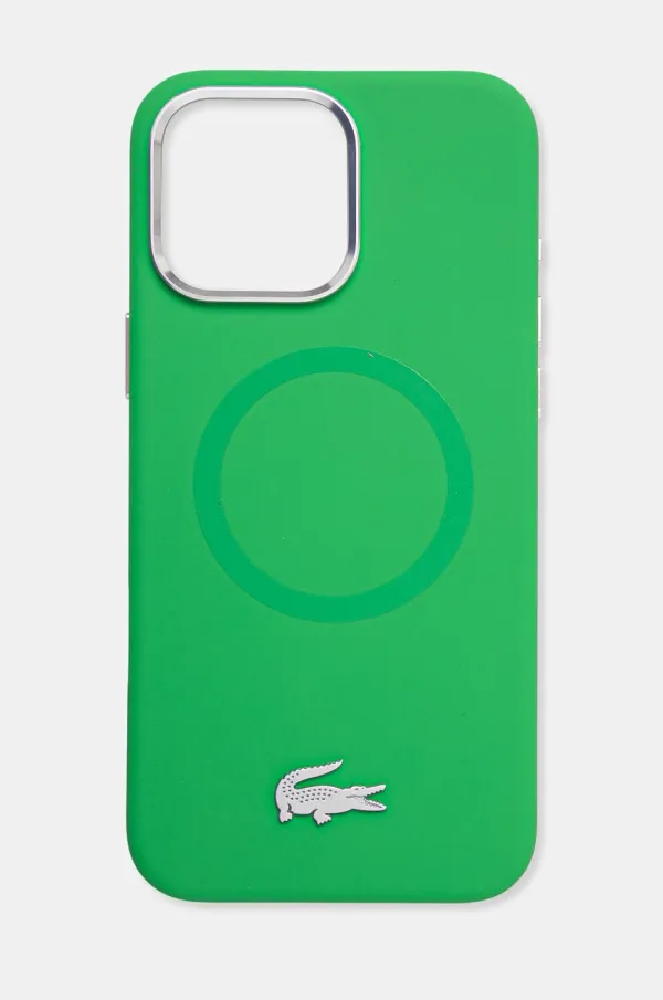 Lacoste Etui za telefon Lacoste iPhone 16 Pro Max 6.9 zelena barva, LCHMP16XSMAN