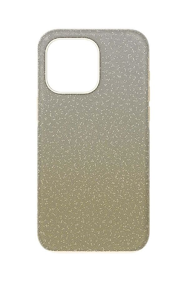 Swarovski Etui za telefon Swarovski 5680857 HIGH 15 PRO MAX rumena barva