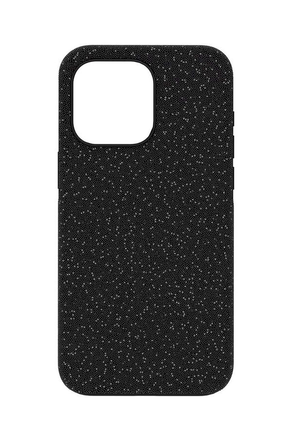 Swarovski Etui za telefon Swarovski 5680861 HIGH 15 PRO črna barva